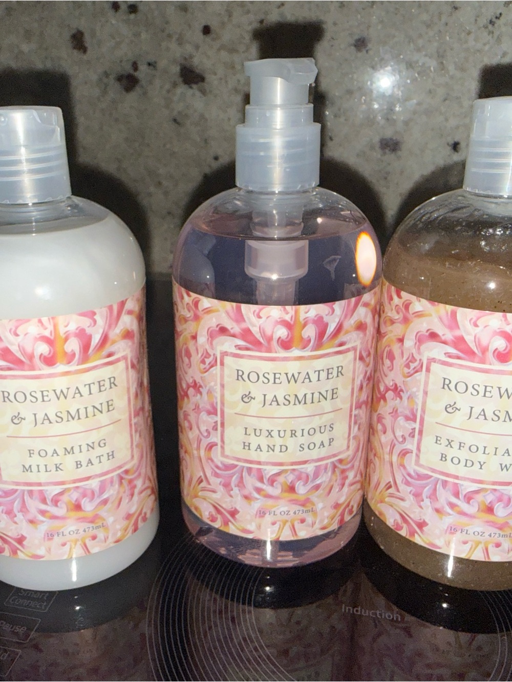 Rosewater & Jasmine Luxurious Hand Soap — Soft Pink
